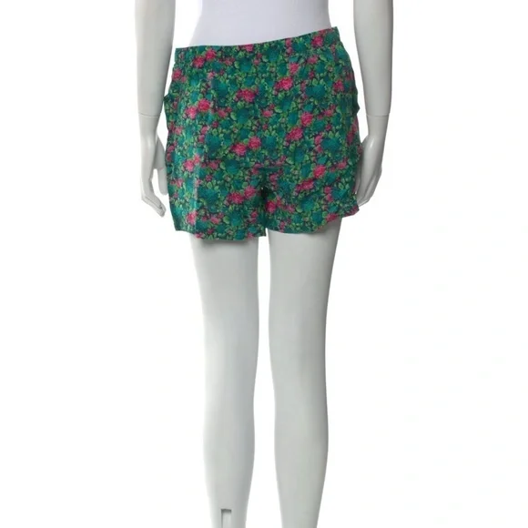 Gucci Floral Green and Pink Women's Shorts - Picture 3 of 3